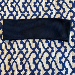 Triangl Navy Bandeau Top